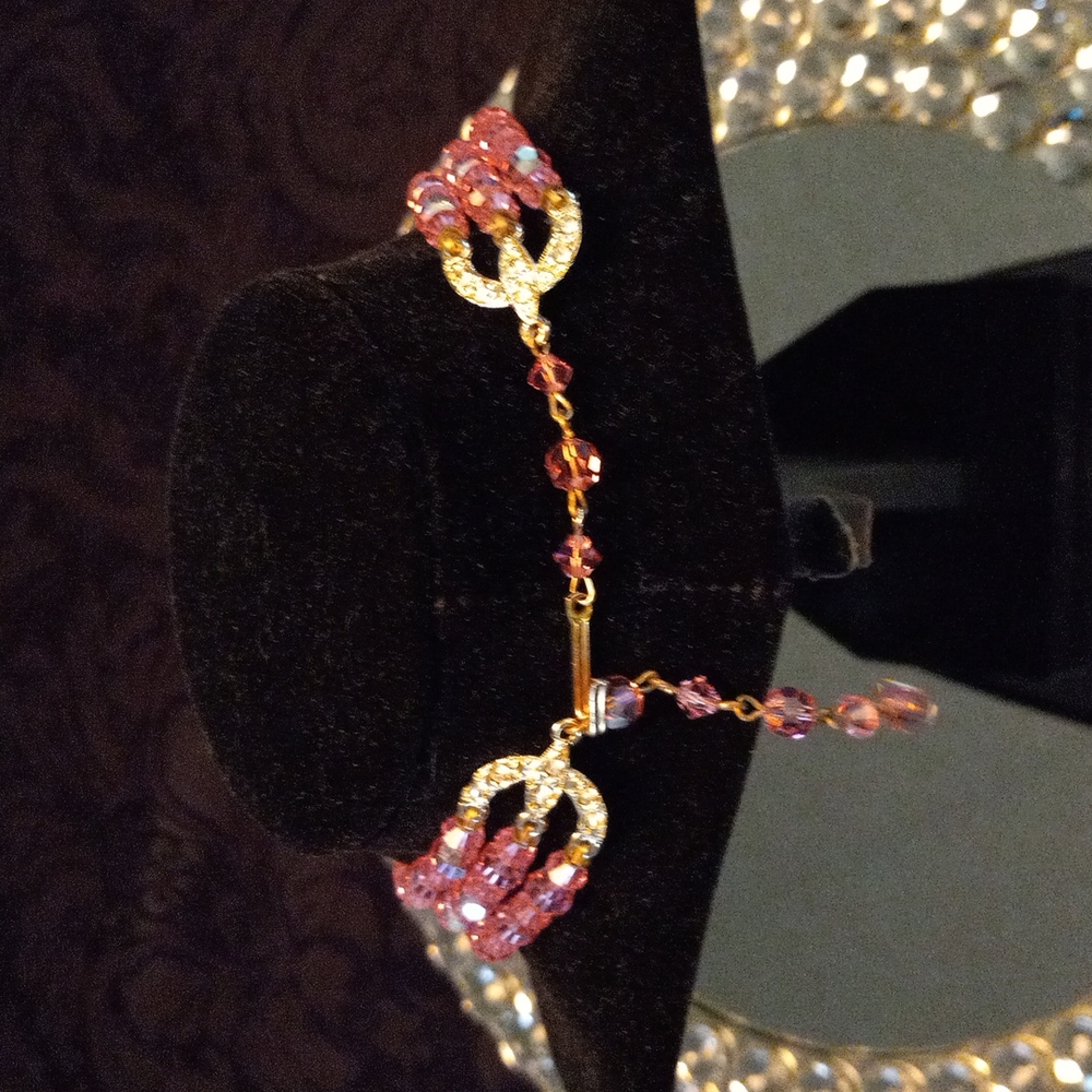 Pink Crystal Necklace - Picture 4 of 4